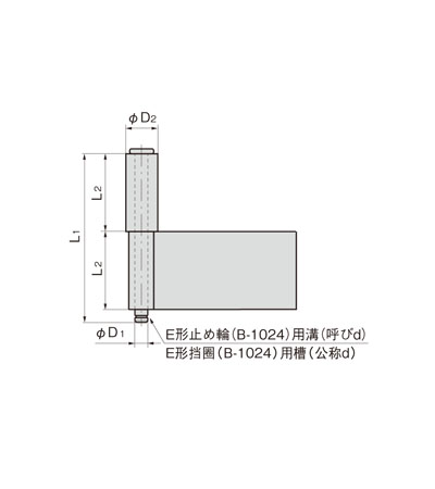 2管型加工合页