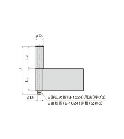 2管型加工合页